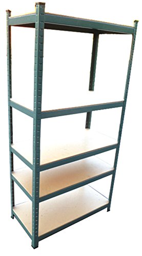 L'unité de rayonnage rayonnages en acier avec 5 étagères de rangement Plateau Garage 1,8m x 90cm 5056133316803 A B Tools L'unité de rayonnage rayonnages en acier avec 5 étagères de rangement Plateau Garage 1,8m x 90cm 5056133316803 A B Tools