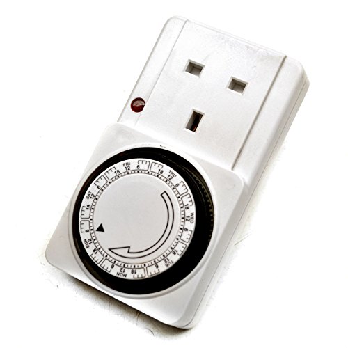 Fiche d'alimentation secteur 7 Jour Semaine Minuterie mécanique de l'horloge de commutation commutateur automatique Sil184 5056133343793 A B Tools Fiche d'alimentation secteur 7 Jour Semaine Minuterie mécanique de l'horloge de commutation commutateur automatique Sil184 5056133343793 A B Tools