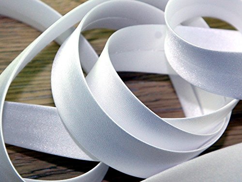 30 mm reliure Prym Biais Duchesse Satin Blanc -...
