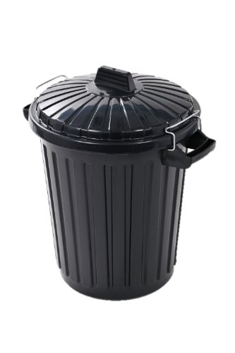 Poubelles avec couvercle de clip en métal 70l