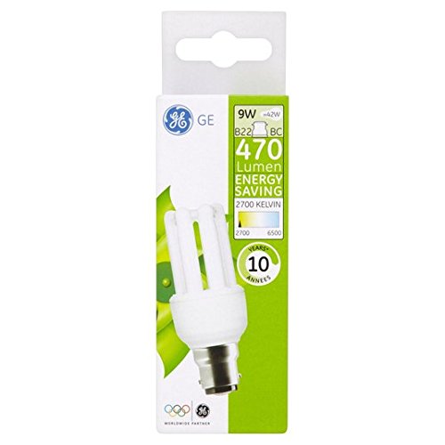 Lighting low energy bâton lightbulb 9w b22 bc