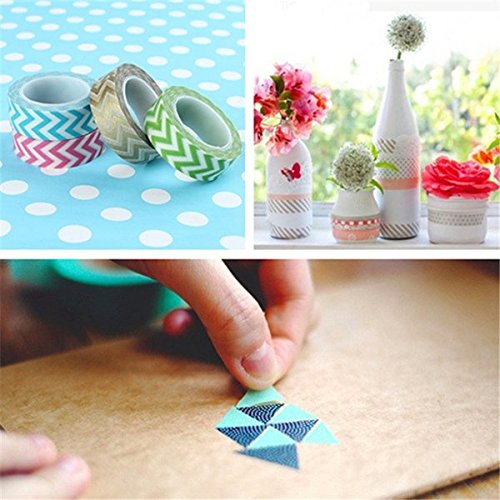 Bargain World 10m multi-couleur japonais washi ...