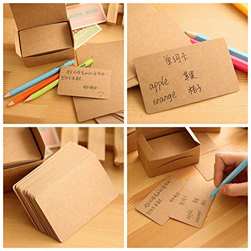 Bargain World 100pcs brun Balises signet en car...