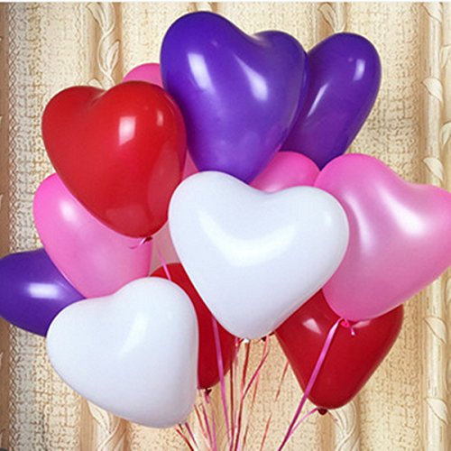 Bargain World Online Bargain World 100pcs 12inch dÃ©coration de fÃªte de mariage de proposition ballons coeur d'amour de ballons valentine code EAN 5057654093846 