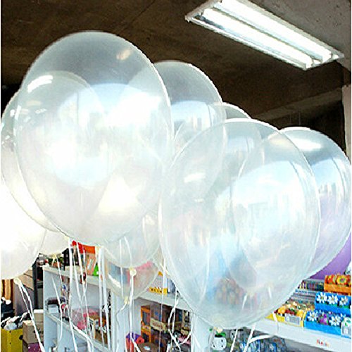 Bargain World 100pcs ballons transparents clair...