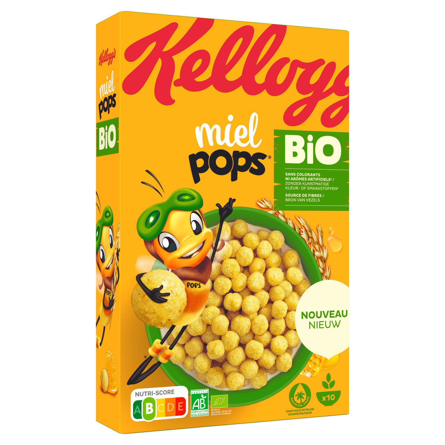 Céréales miel pop's bio KELLOGG'S