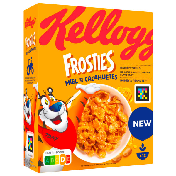  Céréales Frosties Miel Et Cacahuetes code EAN 5059319021614 