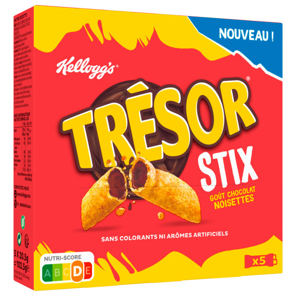 TRÉSOR STIX CHOCO NOISETTE

