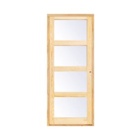  Bloc-porte Connemara pin vitré H.204 x l.73 cm, poussant gauche code EAN 5059340123196 