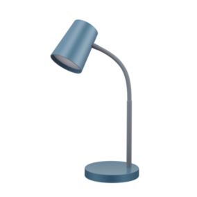Lampe de bureau LED intégrée L.23 x l.13 x H.40 cm 7,8W 400lm bleu dimmable 5059340449111 