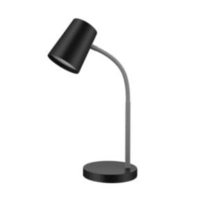 Lampe de bureau LED intégrée L.23 x l.13 x H.40 cm 7,8W 400lm noir dimmable 5059340449135 