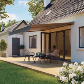  Store banne motorisé avec semi coffre gris 4x3 m Jagua Klikstrom code EAN 5059340848587 