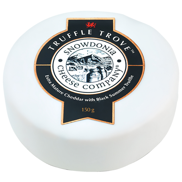 CHEDDAR À LA TRUFFE NOIR D'ÉTÉ
5060011708673 SNOWDONIA CHEDDAR À LA TRUFFE NOIR D'ÉTÉ
5060011708673 SNOWDONIA