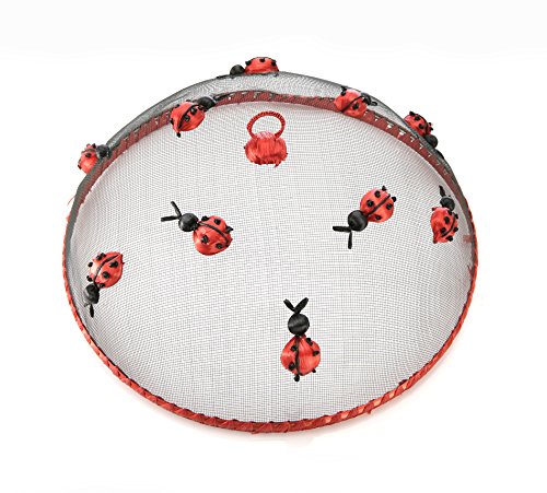 Couvre-plat illustration coccinelles 35 cm