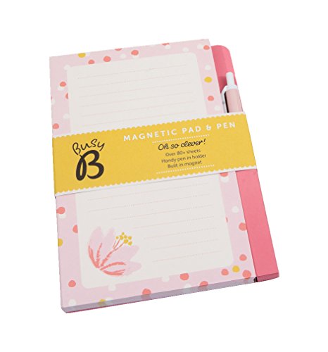 BusyB Busy B Bloc-notes mémo courses magnétique avec stylo 5060022554849 (5060022554849)
