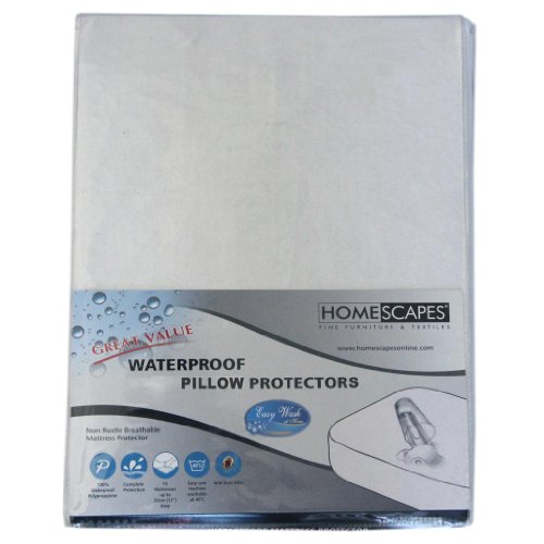 Protège oreiller impermeable lot de 2 - 50 x 75