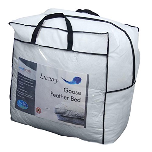 Surmatelas plumes d'oie très épais 135x190cm