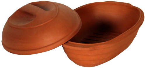 Bombe à poulet en terre cuite naturelle