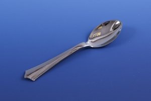 24 cuillères à café jetables en plastique - cou...