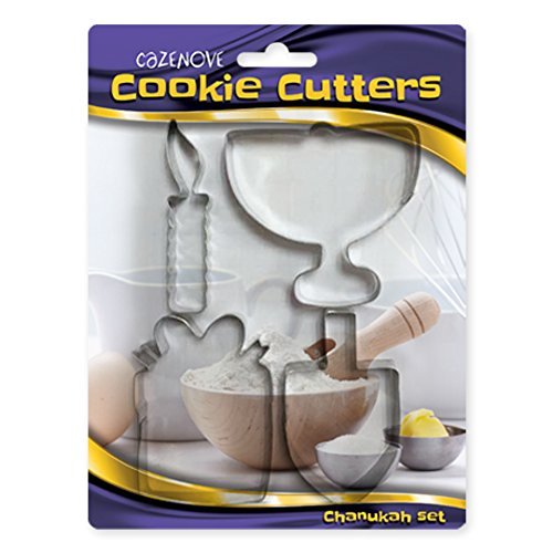 Cazenove Acier inoxydable 4 Piece Hanoucca Emporte-pièces en forme, emporte-pièce pour la fête juive de Hanoucca, pour cuisson code EAN 5060076430748 