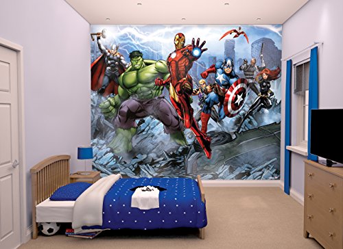 43848 fresque murale avengers 12 lés plastique ...