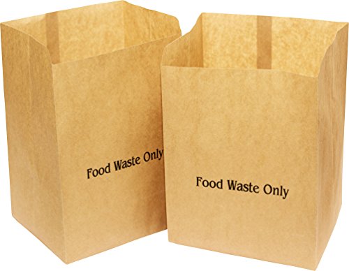 Alina 10l papier compostables caddy/déchets alimentaires sac poubelle sac poubelle à papier 10 l marron/biodégradable avec guide alina compostage, 150 bags code EAN 5060111232436 