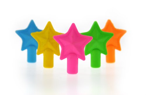 Baguette magique gomme multicolore lot de 12