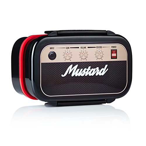 Mustard M 12017 bento rock box boîte repas en forme d'amplificateur 13,05 x 19,5 x 10,07 cm code EAN 5060111437220 