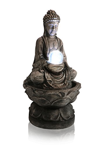 Fontaine Bouddha Médium Avec Lumière LED