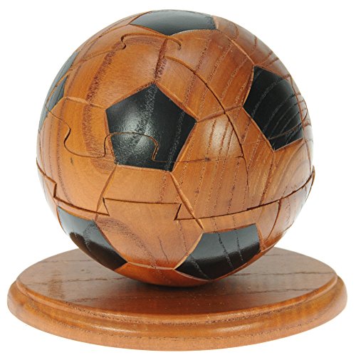 Football, Soccer 3D Puzzle en bois + porte-clés...