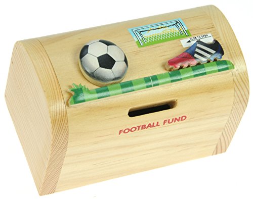 Football : Fabriqué à la main tirelire en bois ...