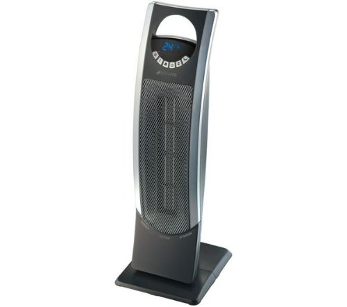 Bionaire Tour céramique digitale 2500w, 2 allures de chauffe + télécommande l42 x h72 x p41 cm noir inox code EAN 5060134336746 