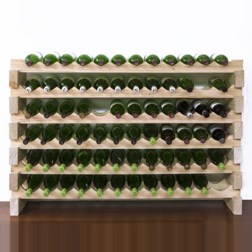 Modularack Bois casier à vin 72 bouteilles - pin naturel 5060138072367 (5060138072367)