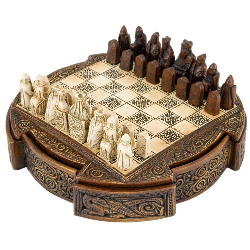 The Regency Chess Company Isle De Lewis Compact Celtique Jeu D'échecs Set 22.9cm code EAN 5060139213219 