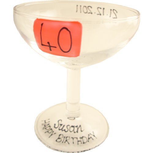 Dreamair Cadeau d'anniversaire 40e babecham en verre (Rouge) code EAN 5060145664456 