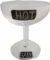 Hot Babe babecham en verre (Noir)