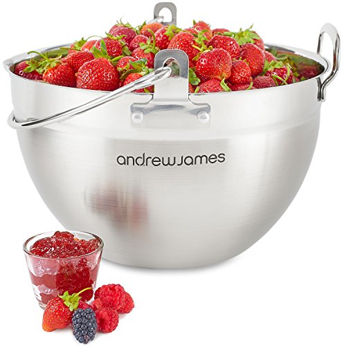 - bassine à confiture luxe de 9 litres - acier ...