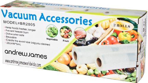 - rouleau de film plastique sous vide - 28cm x 10m