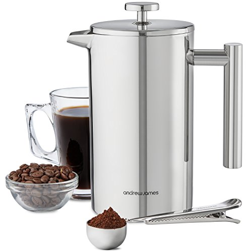 - cafetière à double paroi en acier inox 304 ha...