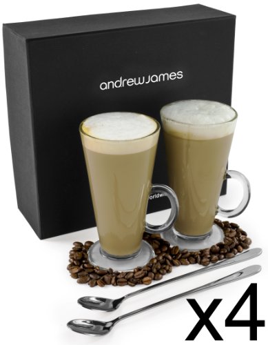 - kit professionnel de 8 verres à latte macchia...