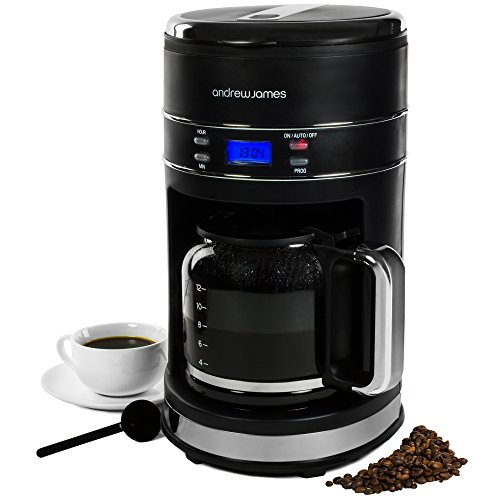 Cafetière Filtre Lumiglo Andrew James Noir - Pr...