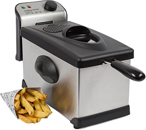 - friteuse électrique de 3 litres en acier inox...