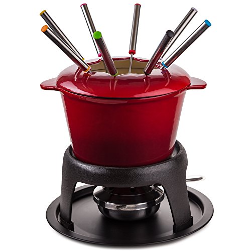 Appareil à Fondue Andrew James En Fonte Émaillé...