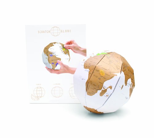 Rayure globe personnalisé monde globe 3d où vou...