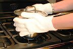 Technoven Gants de four, DuPont Nomex, résistants aux flammes et à la chaleur jusqu'à 350° C, une paire 5060151700025 (5060151700025)