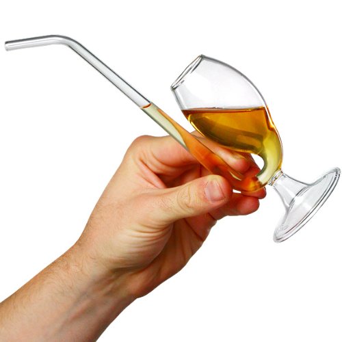Bar@drinkstuff Verre à brandy en forme de pipe ...