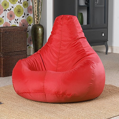 Pouf poire designer inclinable de jeux ROUGE- p...