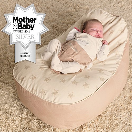 Bambeano® Bambeano Pouf poire de maintien pour bébé Housse My 1st Bean Bag incluse Naturel 5060161113266 (5060161113266)