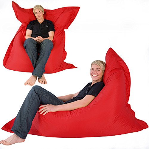 Hi-BagZ Pouf géant d'extérieur 4 positions 100 % imperméable Rouge 5060161114294 Hi-BagZ®