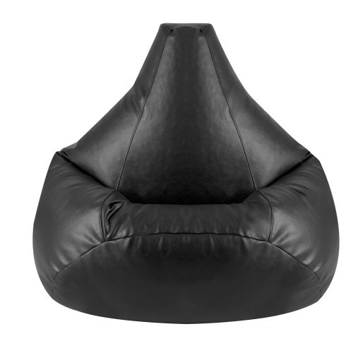 Hi-BagZ Gaming Beanbag Pouf poire en cuir noir fauteuil pouf 5060161114836 Hi-BagZ®